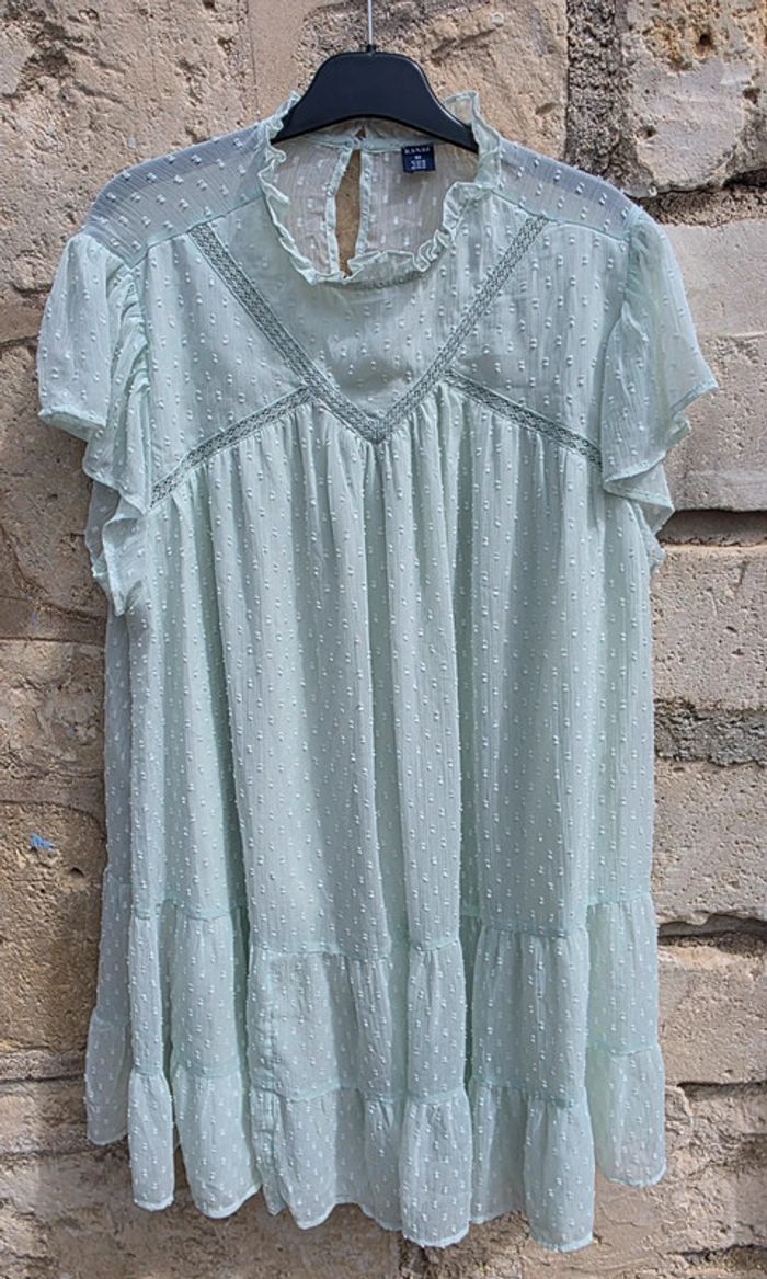 Robe été vert d'eau