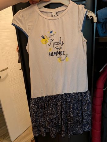 Robe été 3 pommes 7/8 ans