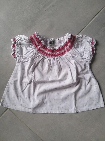 Blouse manche courte en 18 mois