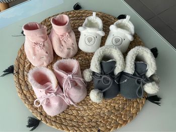 Lot de 4 chaussons bébé