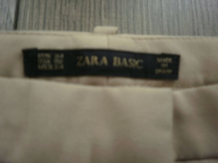 Pantalon forme cigarette Jeune Fille/Femme T34/XS/14 ans - Zara Basic - photo numéro 3