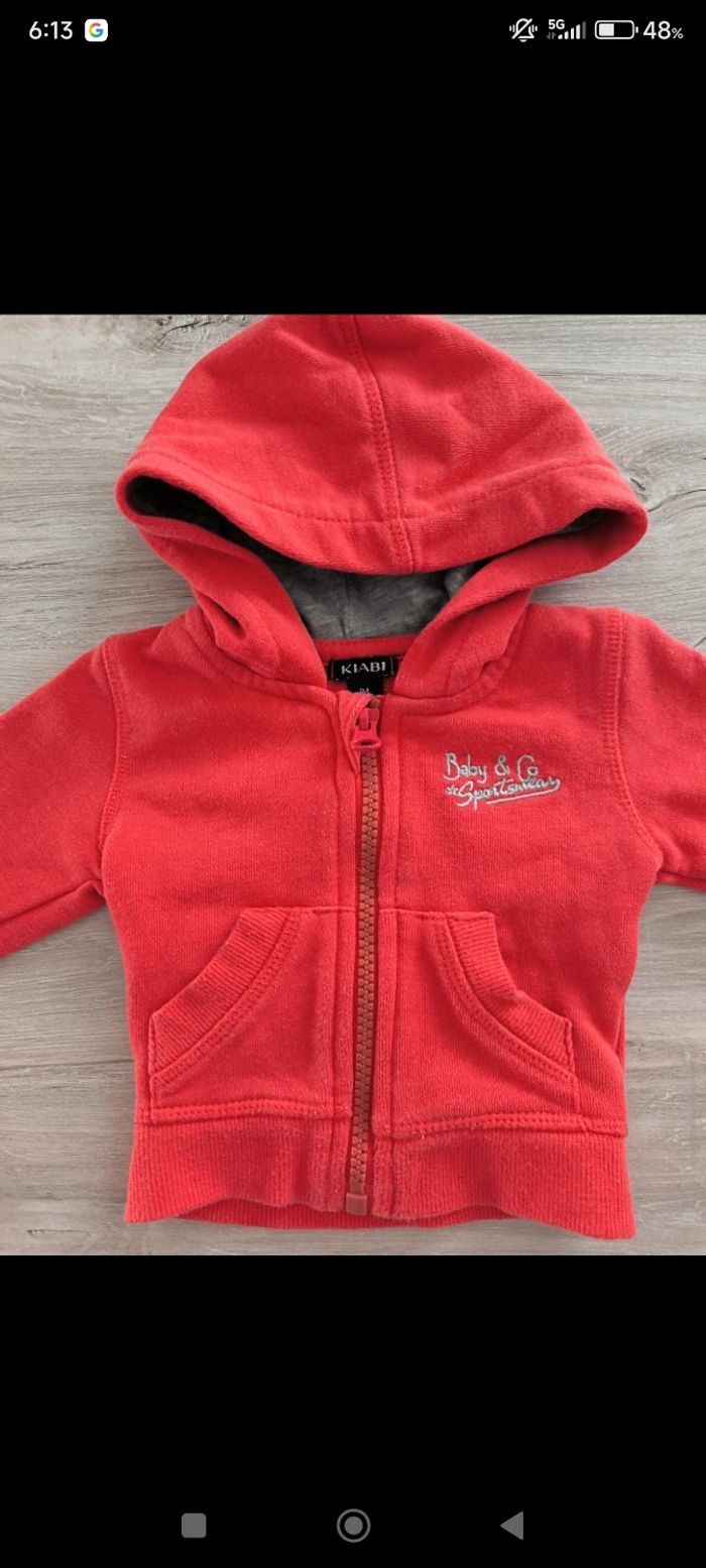 Gilet taille 1 mois - photo numéro 2