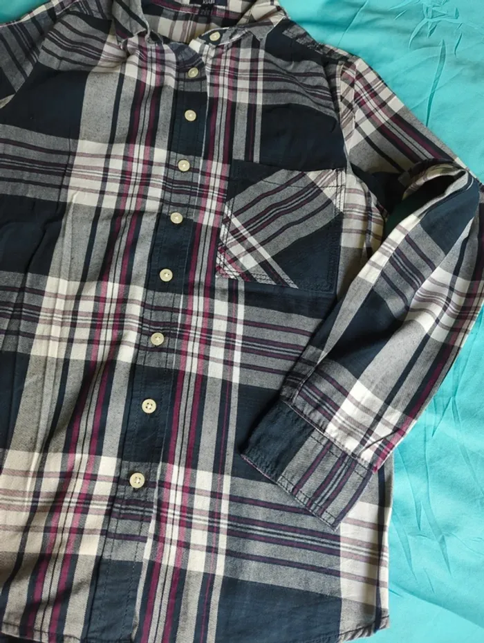 Chemise à carreaux femme - photo numéro 4