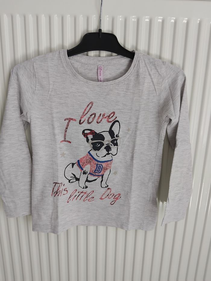T shirt manches longues fille 6 ans