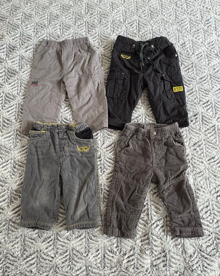 Lot de 9 pantalons taille 9 mois - photo numéro 2