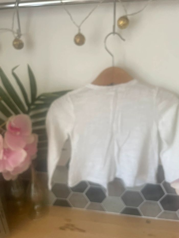 Gilet blanc très fin Orchestra 6 mois - photo numéro 4