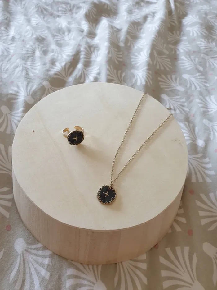 Ensemble collier et bague
