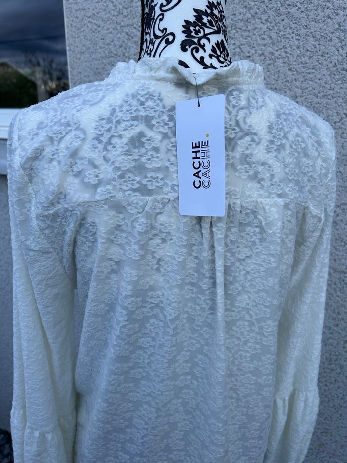 Blouse blanche cache cache - photo numéro 5