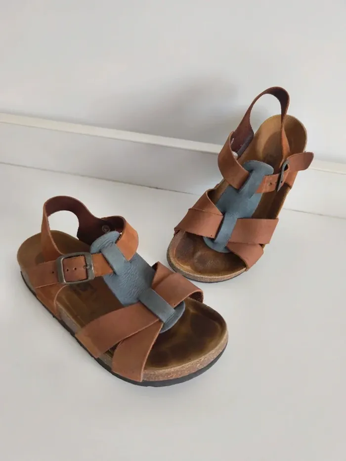 Sandales tams cuir - photo numéro 2