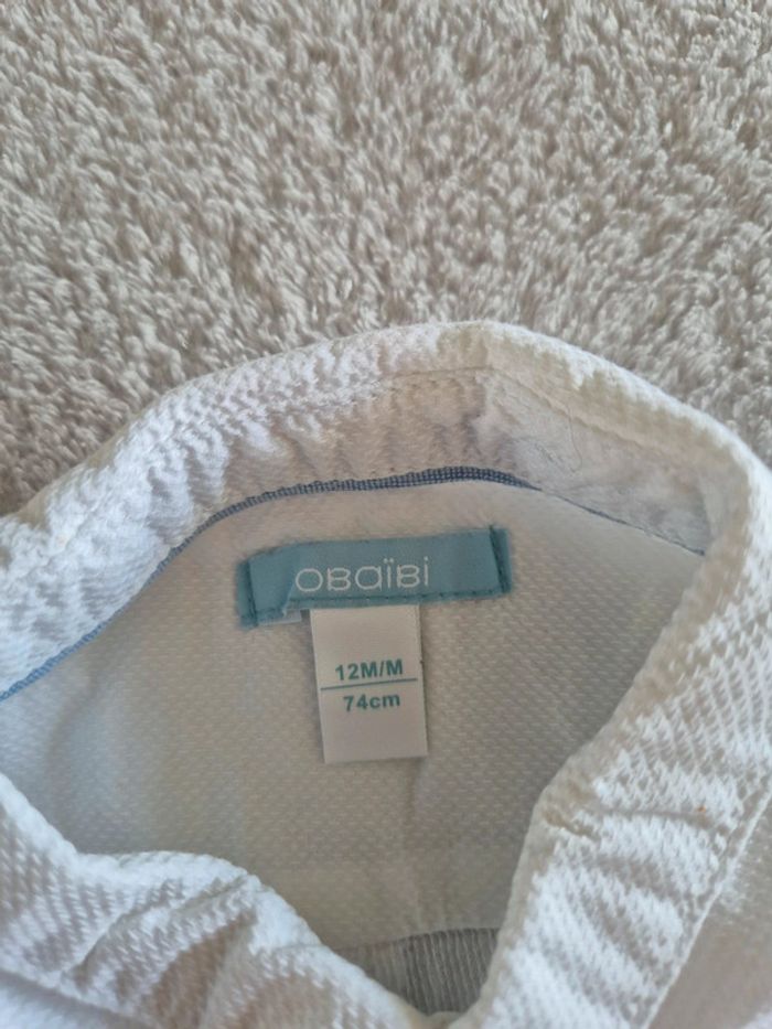 Chemise manches courtes 12 mois - photo numéro 5