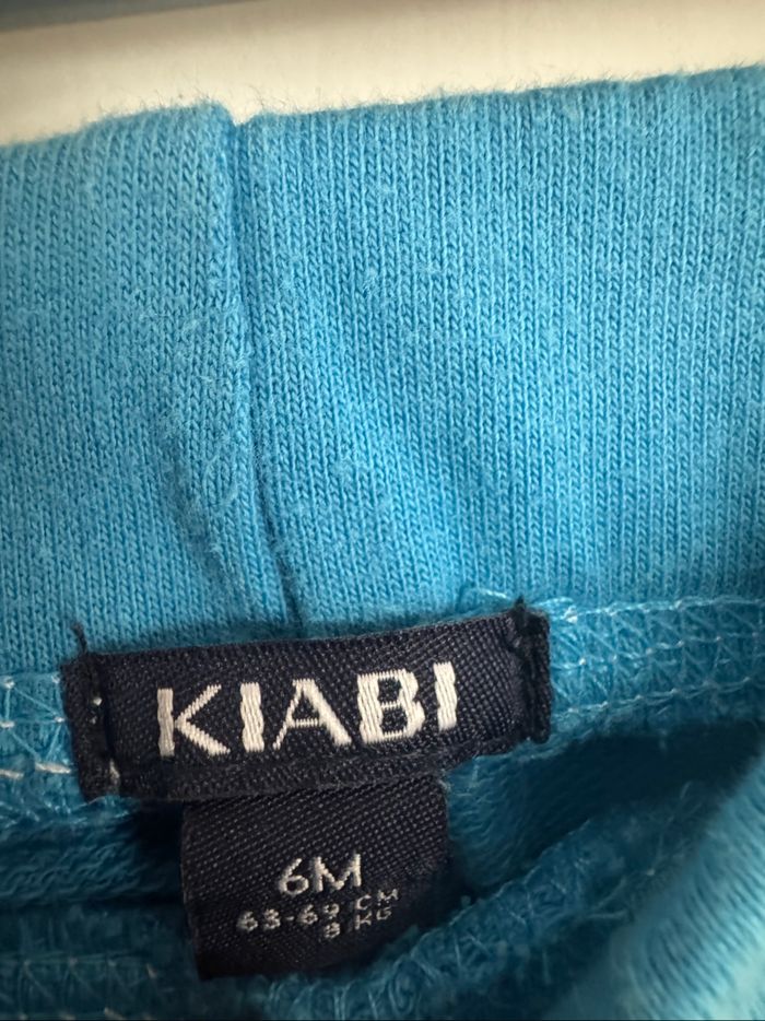 Jogging bleu Kiabi taille 6 mois très bon état - photo numéro 3