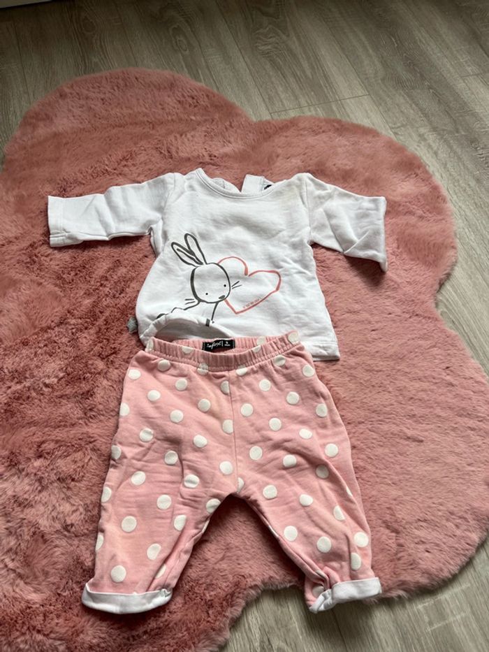 3 tenues bébé fille 9 mois - photo numéro 3