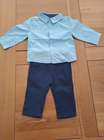 Chemise et pantalons 6 mois