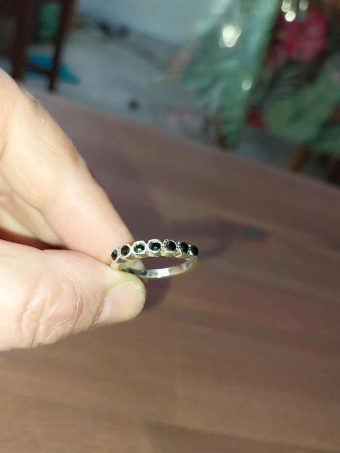 Bague fantaisie avec strass de swarovski