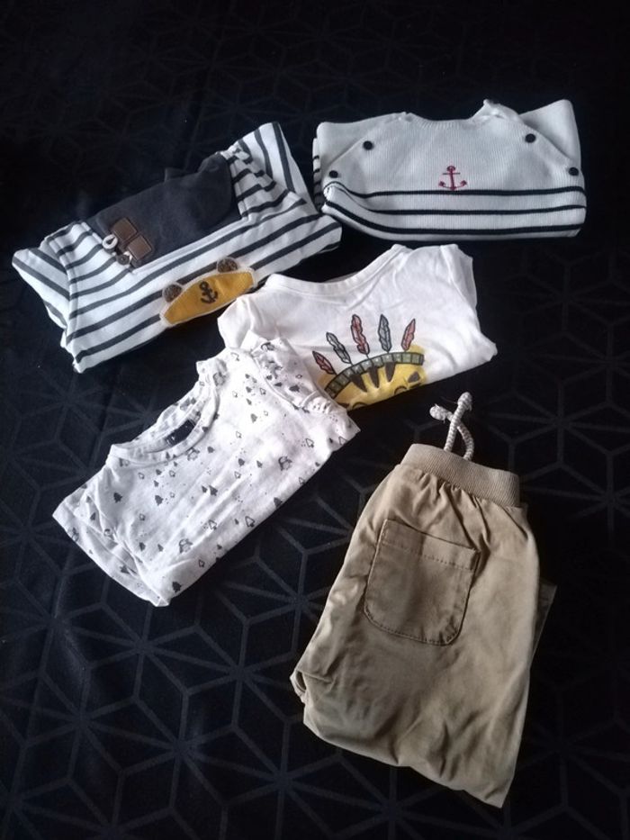 Lot vêtements garçon 9 mois