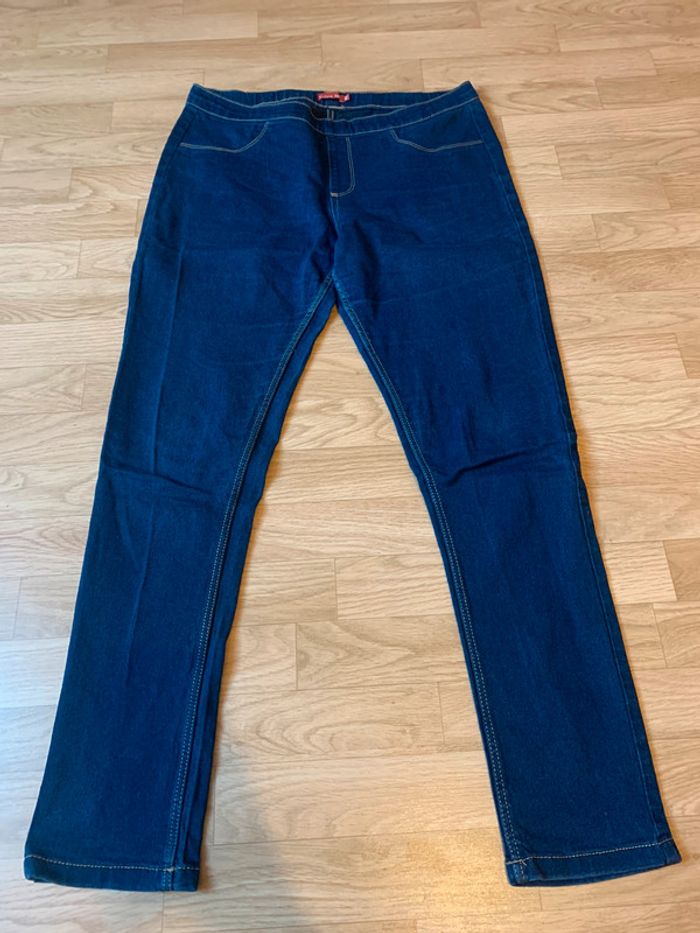 Jean bleu élastique