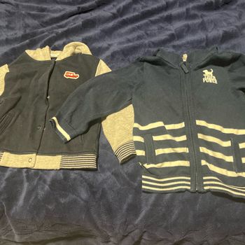 Lot de 2 gilets garçons 18 mois