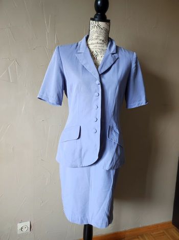 Ensemble tailleur Darel bleu lavande taille 38-40