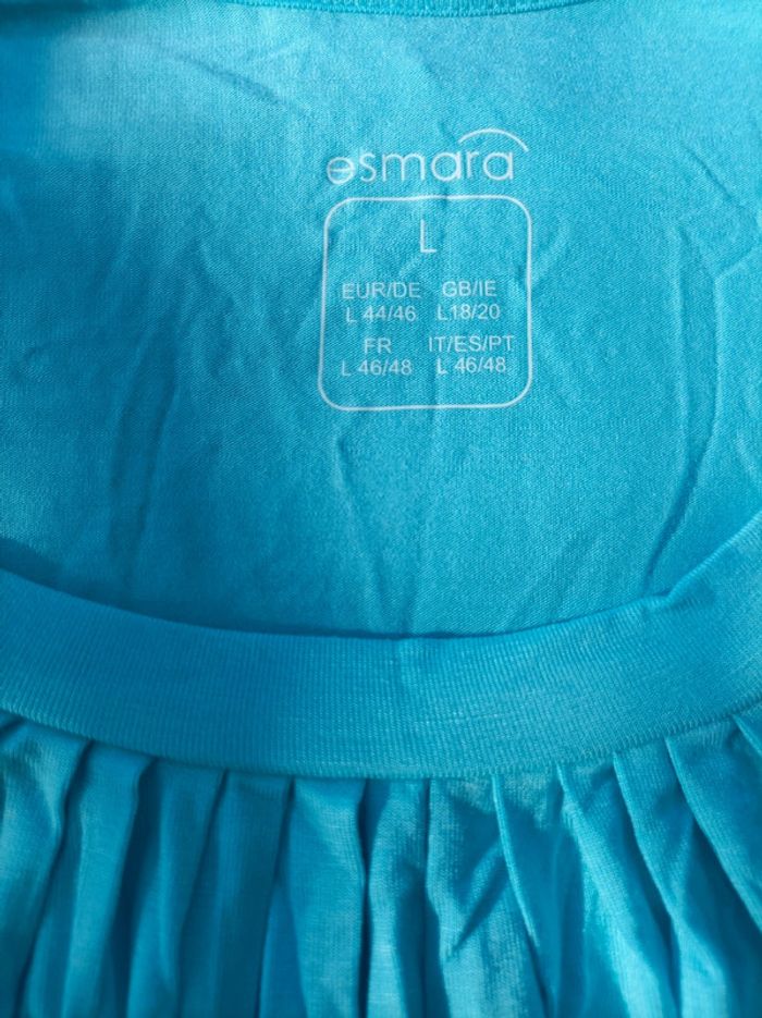 Très shirt bleu Esmara - photo numéro 2