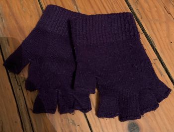 Mitaines violettes femme