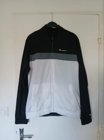 Vest champion noir gris et blanche XL