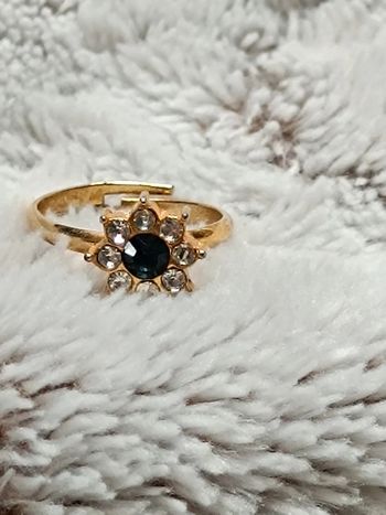 Bague dorée ajustable