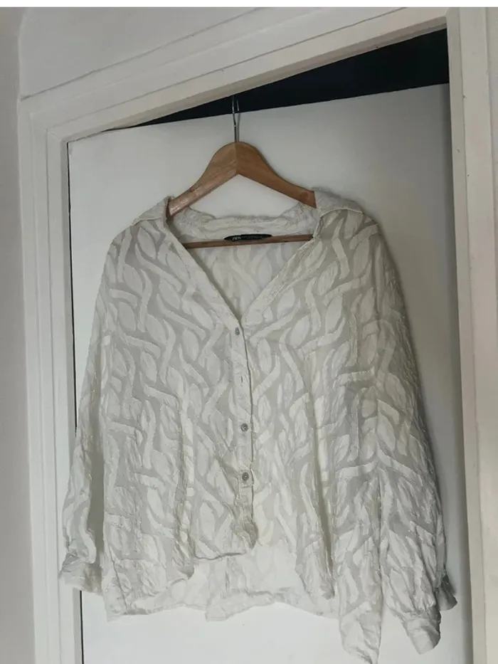 Superbe chemise blanche - en très bon état - XL - Zara