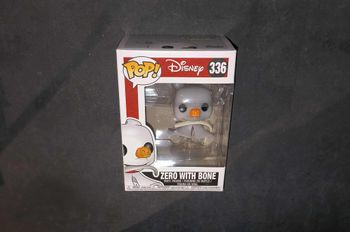 Figurine Funko Pop / Zero With Bone 336 / L’Etrange Noël de Monsieur Jack / Disney
