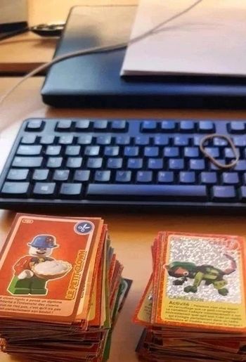 Lot de 10 cartes Auchan Lego créé ton monde