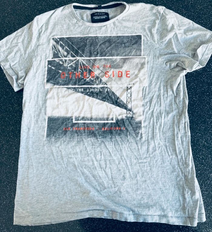 🌉 T-shirt gris motif “San Francisco” - Taille XL