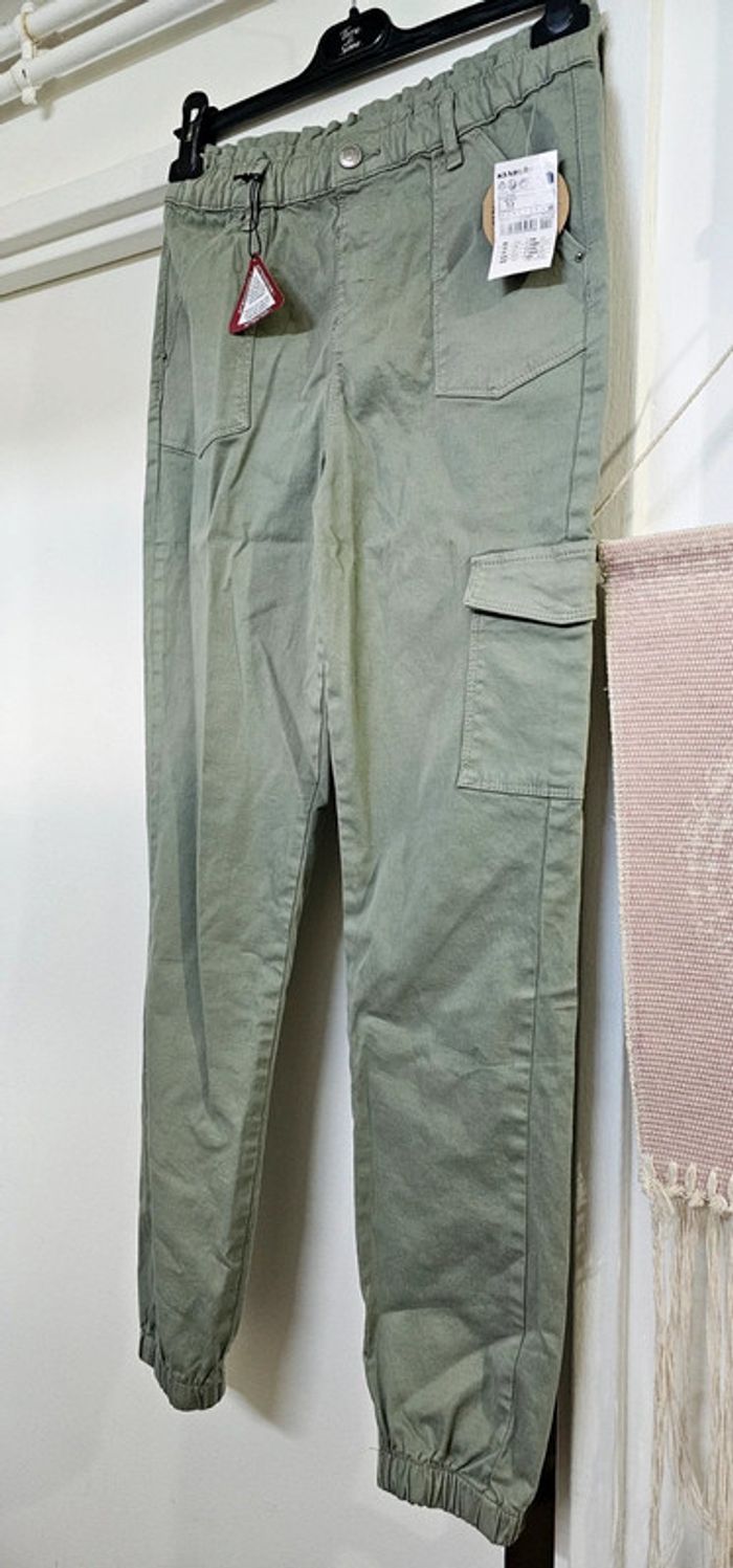 Pantalon Cargo Coton Elasthane Kiabi Taille 12 ans