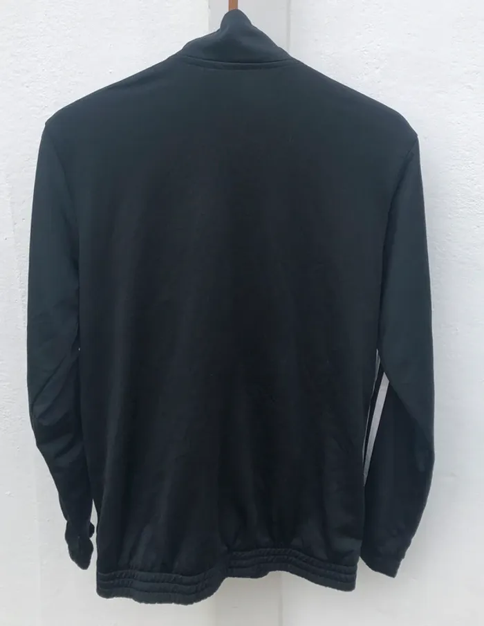 Adidas black and white track jacket Boy 16 years old - photo numéro 2