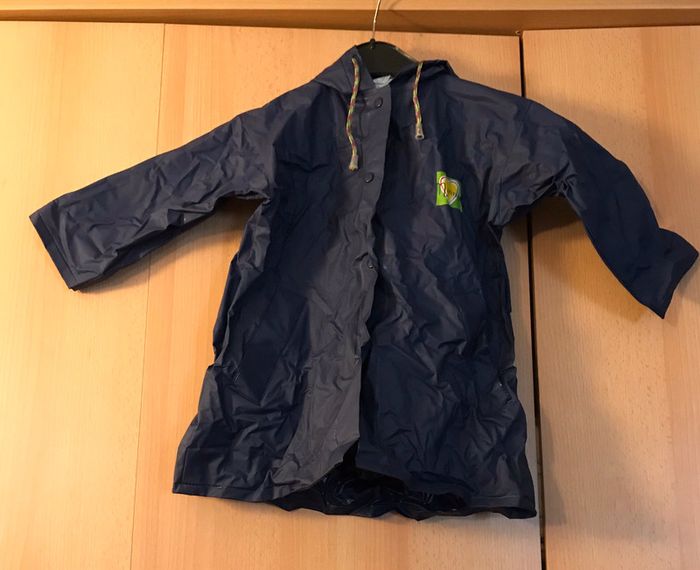 Imperméable bleu marine