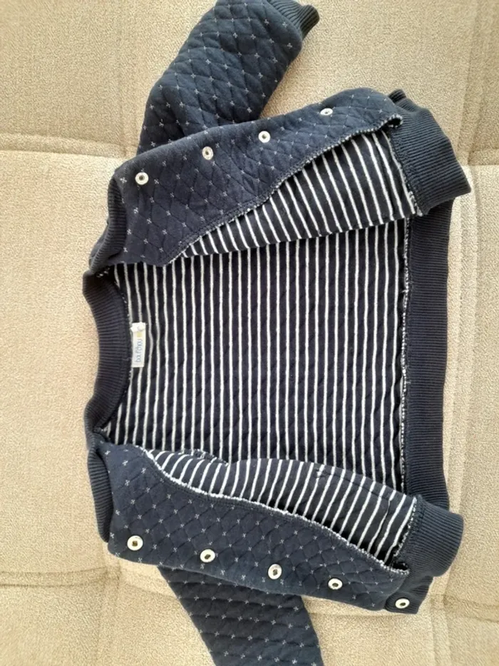 Gilet molletonné bb fille 6 mois - photo numéro 4
