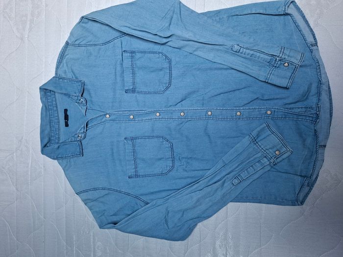 Chemise bleu Kiabi Taille M - photo numéro 3