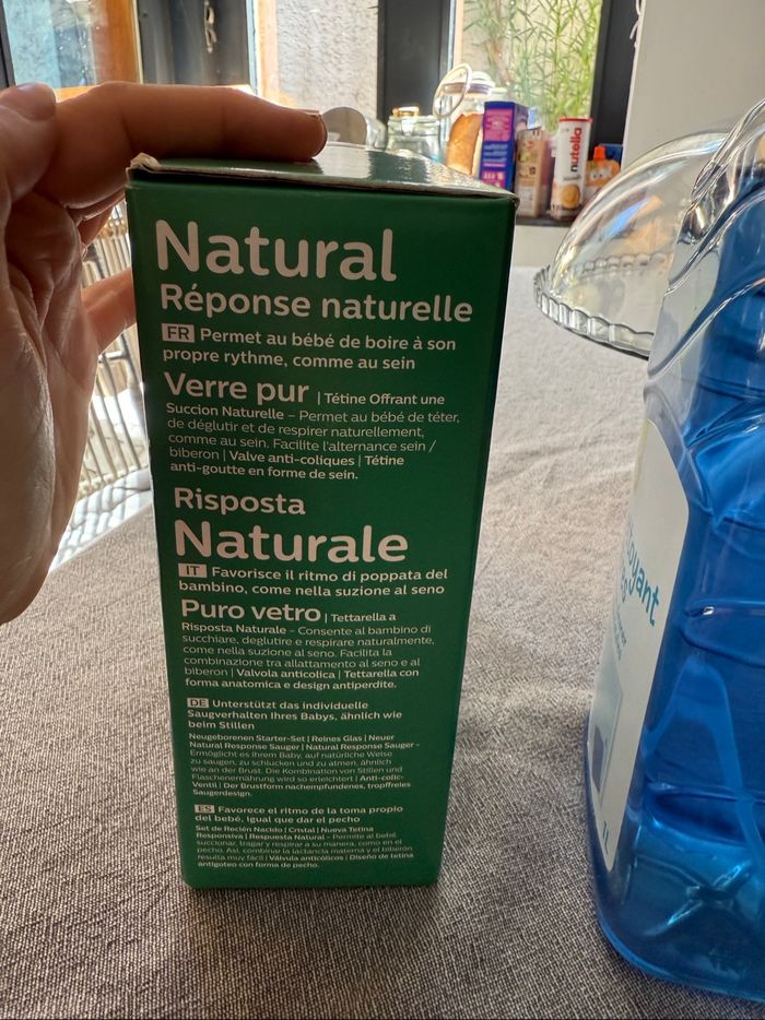 Lot biberons , 2 en verre, Philips Avent natural (comme au sein) - photo numéro 5