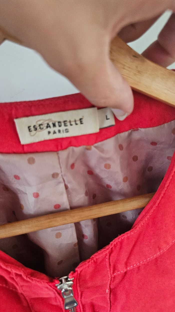 Veste taille 40 L rouge - photo numéro 2