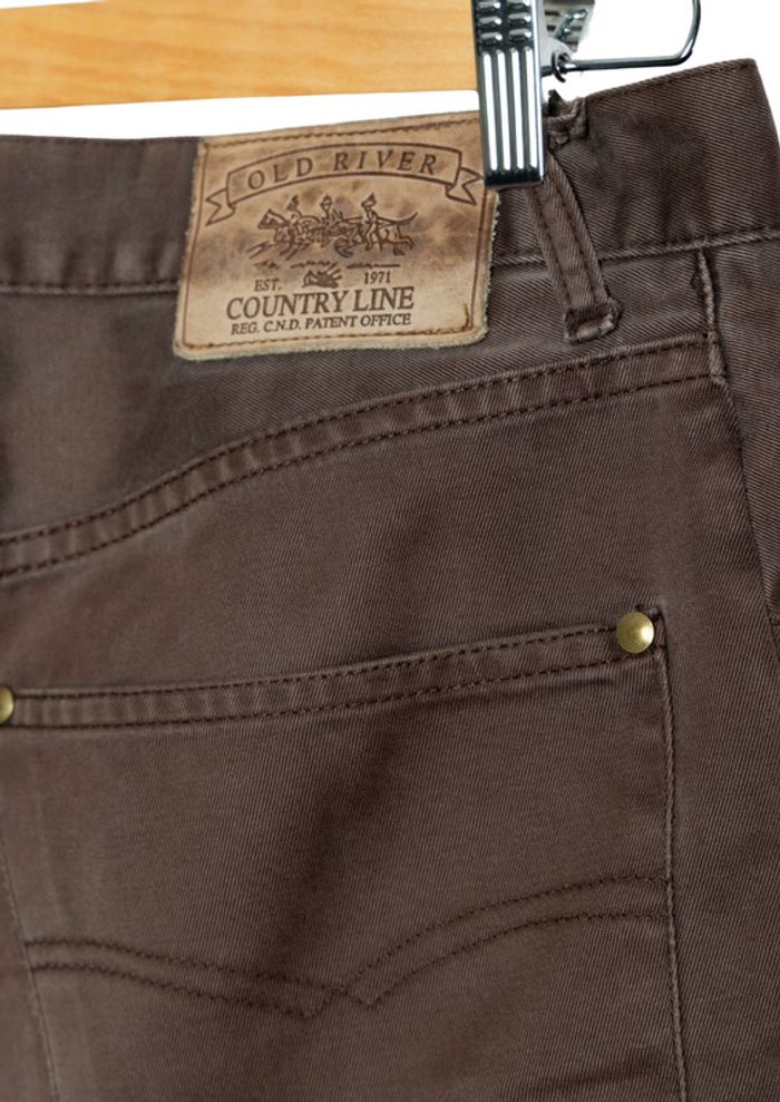 Jean marron Old River Taille 40 - photo numéro 10
