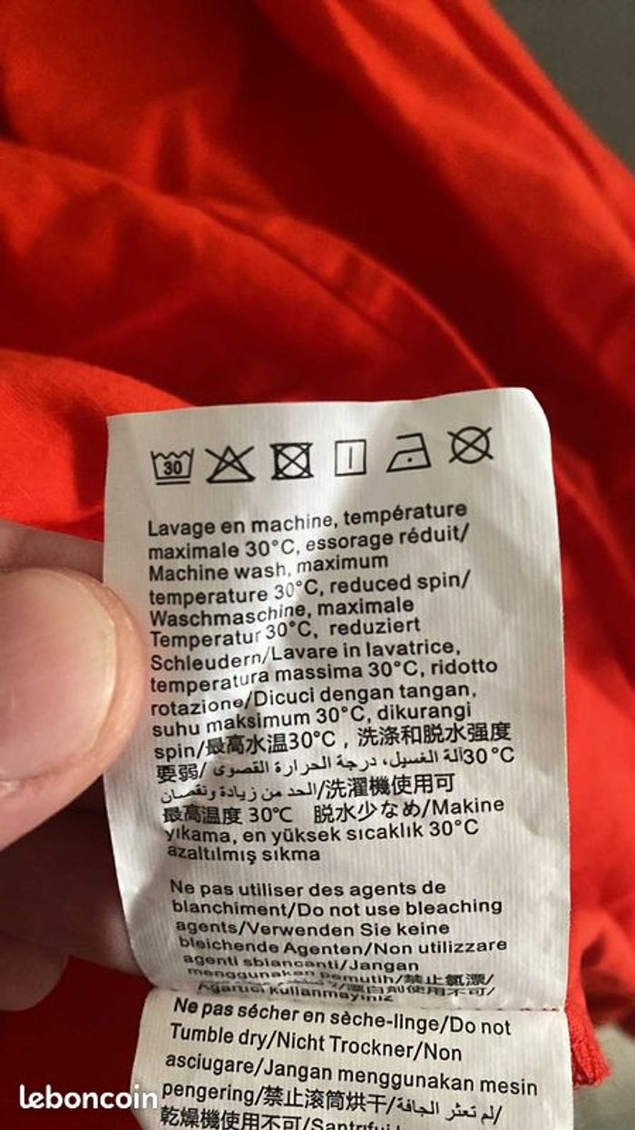 Surchemise Rouge Galeries Lafayette Taille 36 Neuve Coupe Droite - photo numéro 4