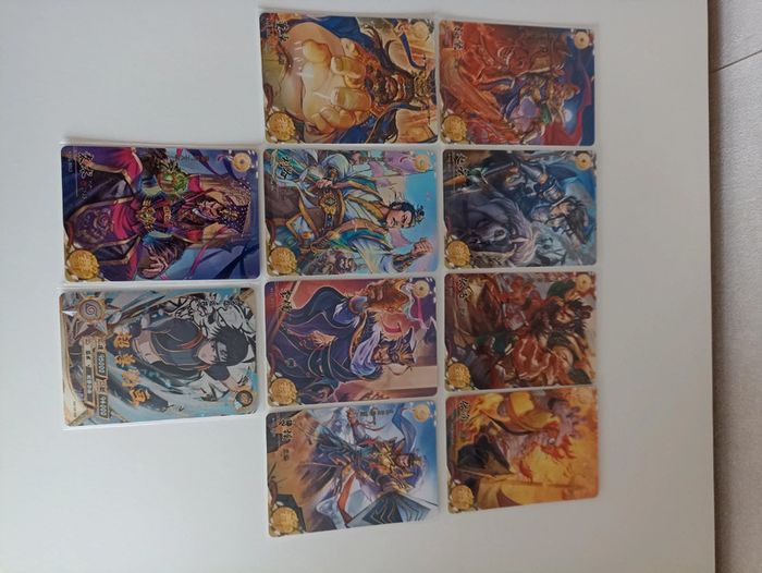 Lot 10 cartes kayou Naruto