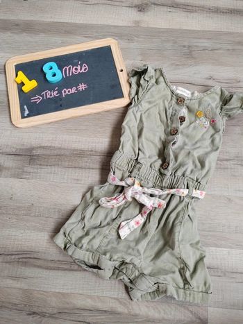 Combishort motif fleur