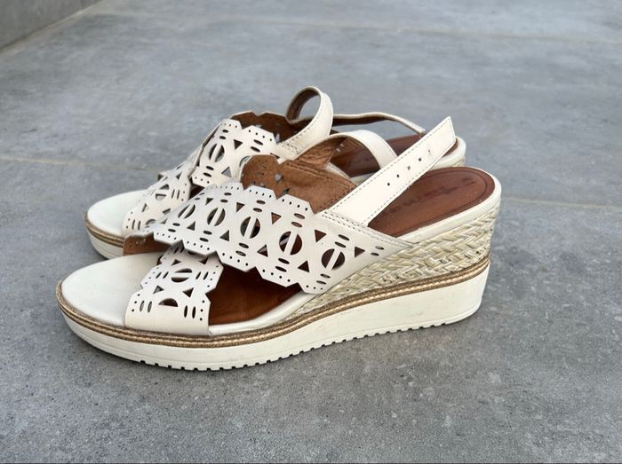 Sandales couleur beige/creme - photo numéro 2
