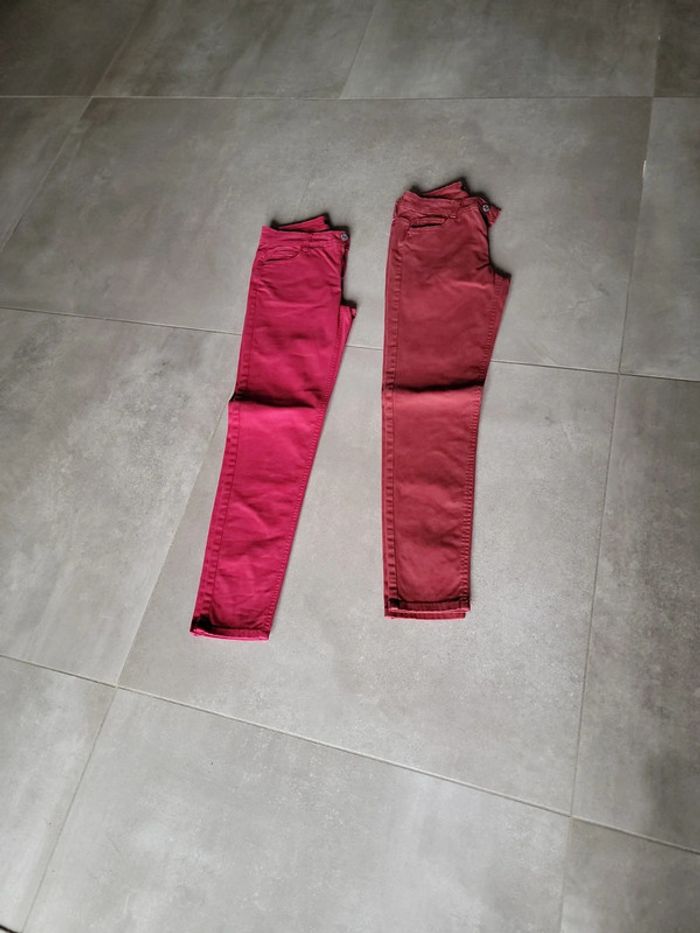 Lot de 2 pantalon femme 36
