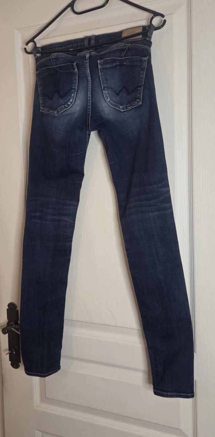 LE TEMPS DES CERISES – JEAN SLIM DENIM BLEU – T14A (34/36) – EXCELLENT ÉTAT - photo numéro 5