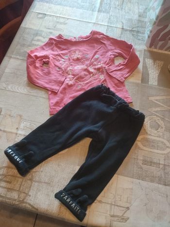 Ensemble rose et noir