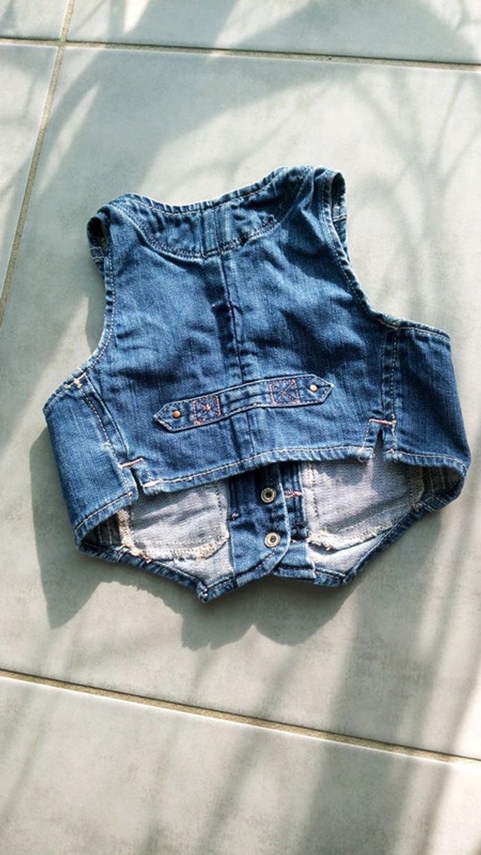 Boléro en jean - photo numéro 3