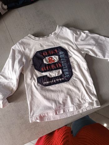 Tee shirt manches longues tape à l'oeil 3 ans