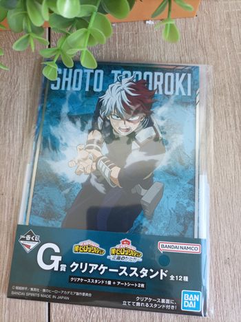 Image carte Shoto Todoroki My Hero Academia Mha Bandai Ichiban Kuji