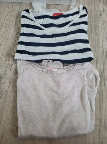 Lot de 2 pull fins