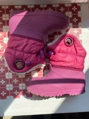 Bottes hiver neige après-ski fourrés Décathlon 22/23 fille